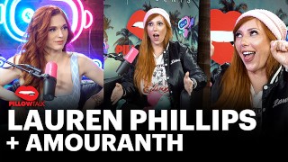 LAUREN PHILLIPS TEACHES AMOURANTH HOW TO DO TRIPLE PENETRATION